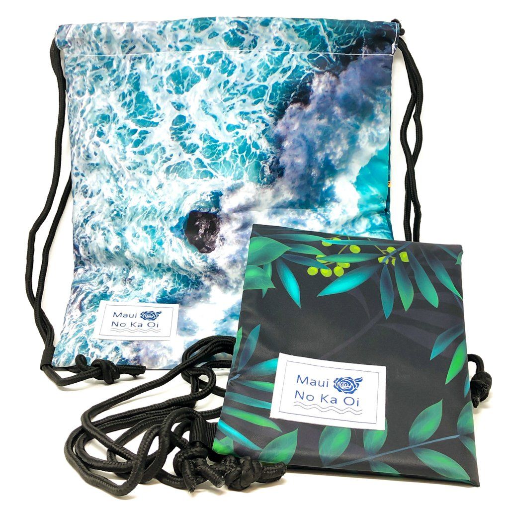 Maui Hawaiian Islands Ladies Canvas Tote Bag Reusable Shopping Bags, Black,  15.7x19.7in : Amazon.ca: Home